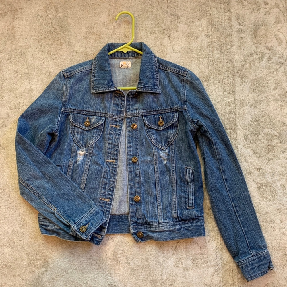 Mudd Distressed Denim Jacket